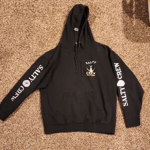 Salty Crew Black Hoodie for Men